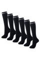Black Bamboo Compression Socks 6 Pack